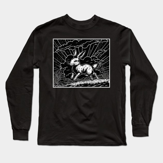 Happy Chinese New Year 2023 Year Of The Rabbit Long Sleeve T-Shirt by S-Log